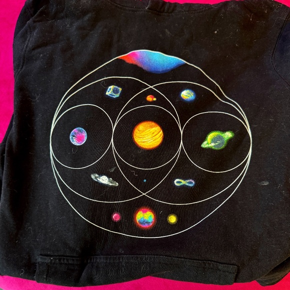 Coldplay Music of the Spheres Tour Hoodie - Size Large - Picture 2 of 3